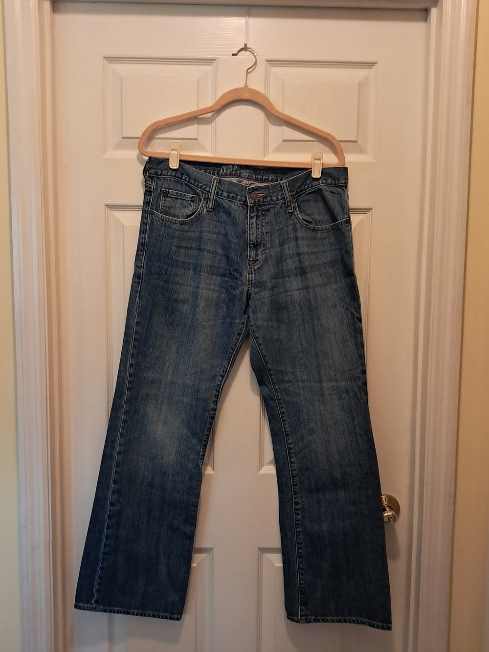 Old Navy Boot Cut Men's Size 34x32 Classic  Blue Jeans
